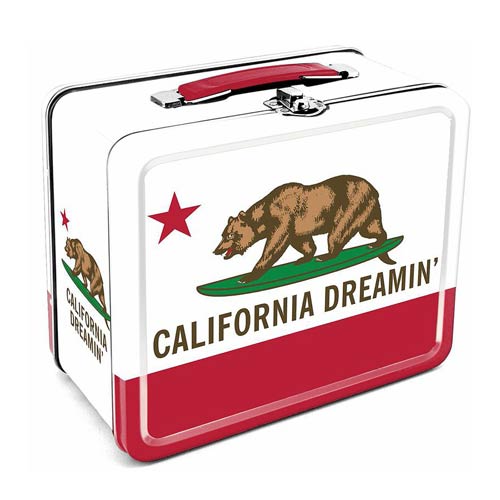 California Dreamin' Large Fun Box Tin Tote